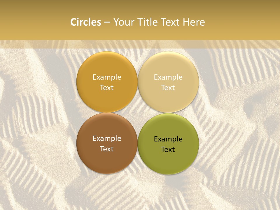 Frame Linen Board PowerPoint Template