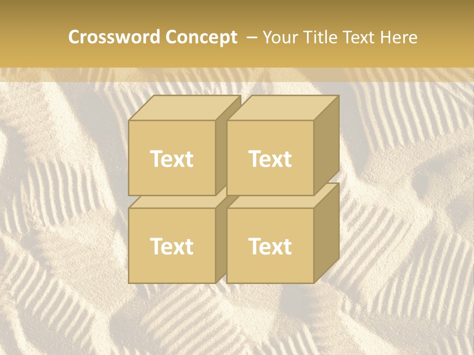 Frame Linen Board PowerPoint Template