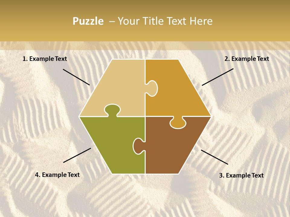 Frame Linen Board PowerPoint Template