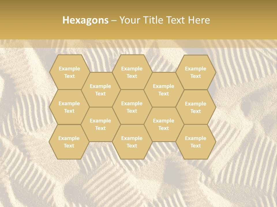 Frame Linen Board PowerPoint Template