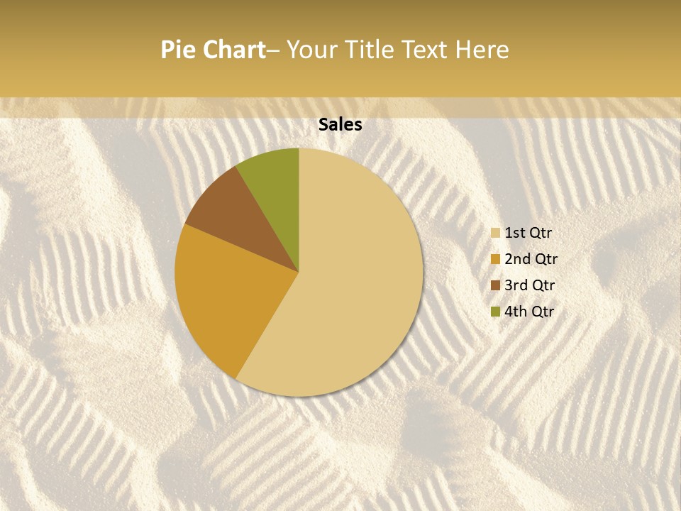 Frame Linen Board PowerPoint Template