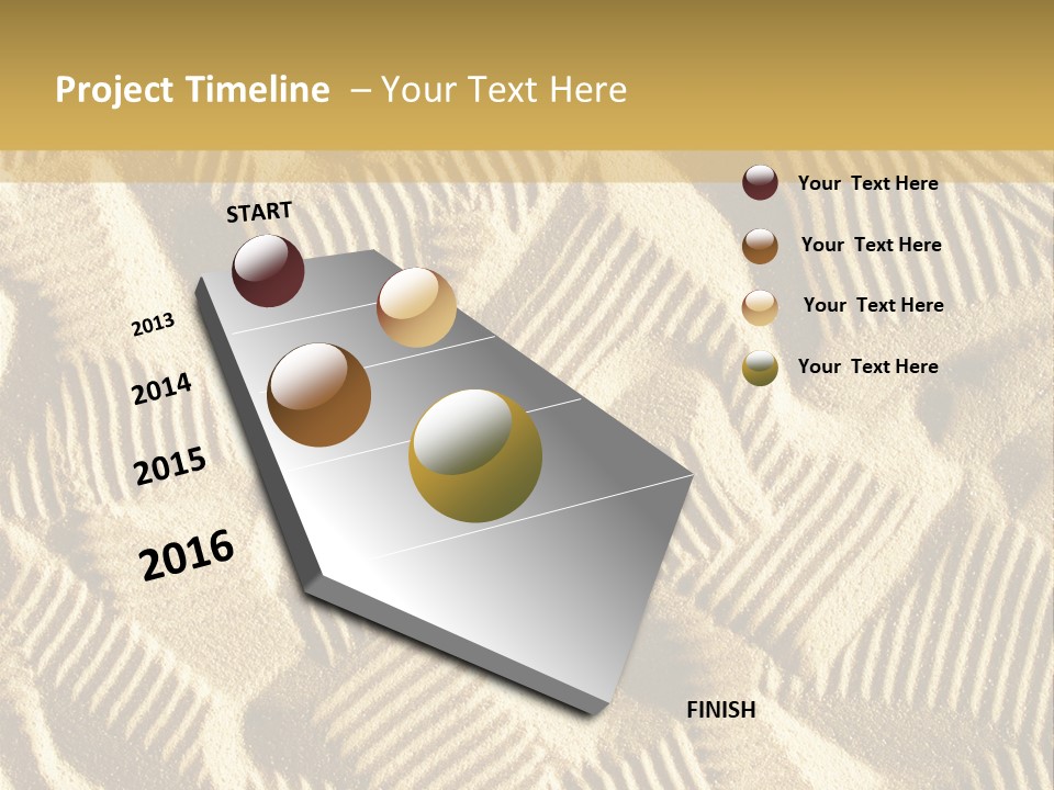 Frame Linen Board PowerPoint Template