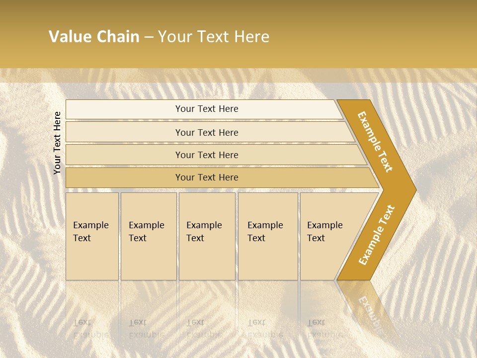 Frame Linen Board PowerPoint Template