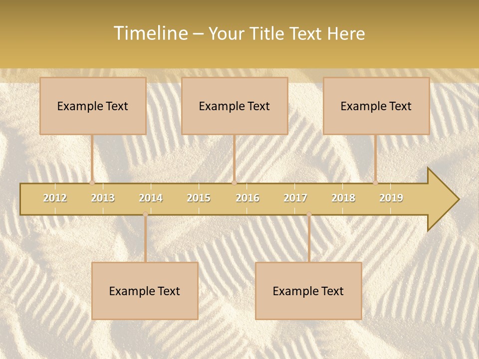 Frame Linen Board PowerPoint Template