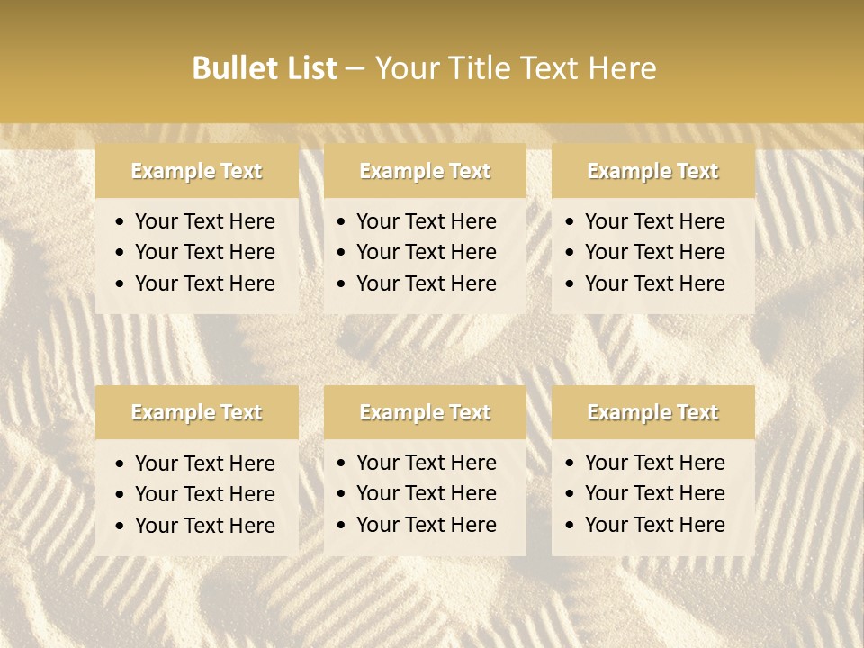 Frame Linen Board PowerPoint Template