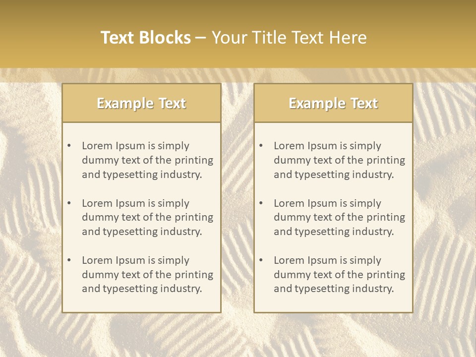 Frame Linen Board PowerPoint Template