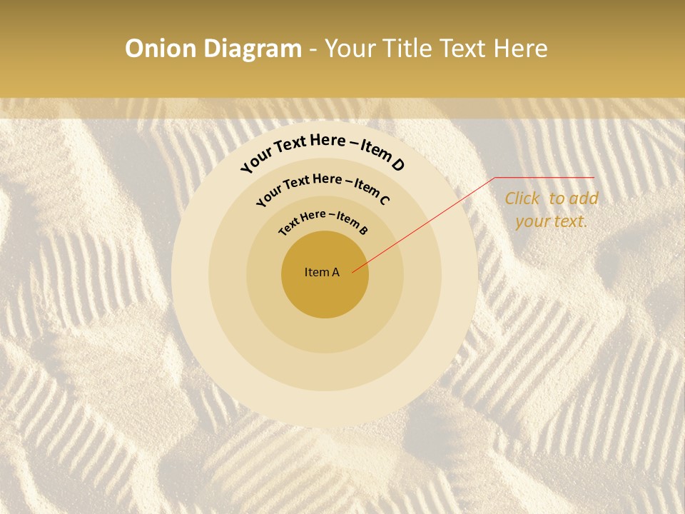 Frame Linen Board PowerPoint Template