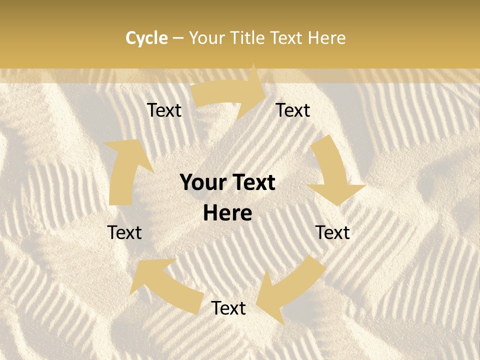 Frame Linen Board PowerPoint Template