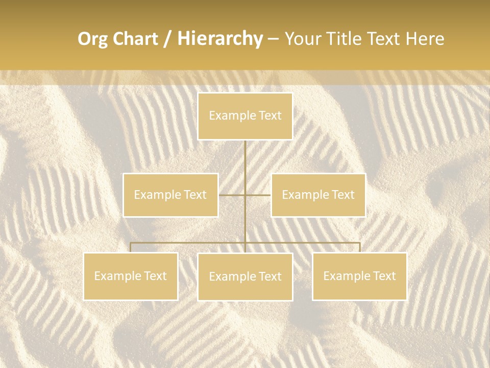 Frame Linen Board PowerPoint Template