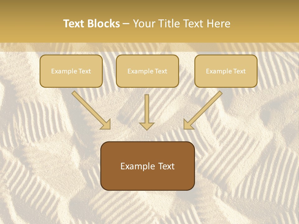 Frame Linen Board PowerPoint Template