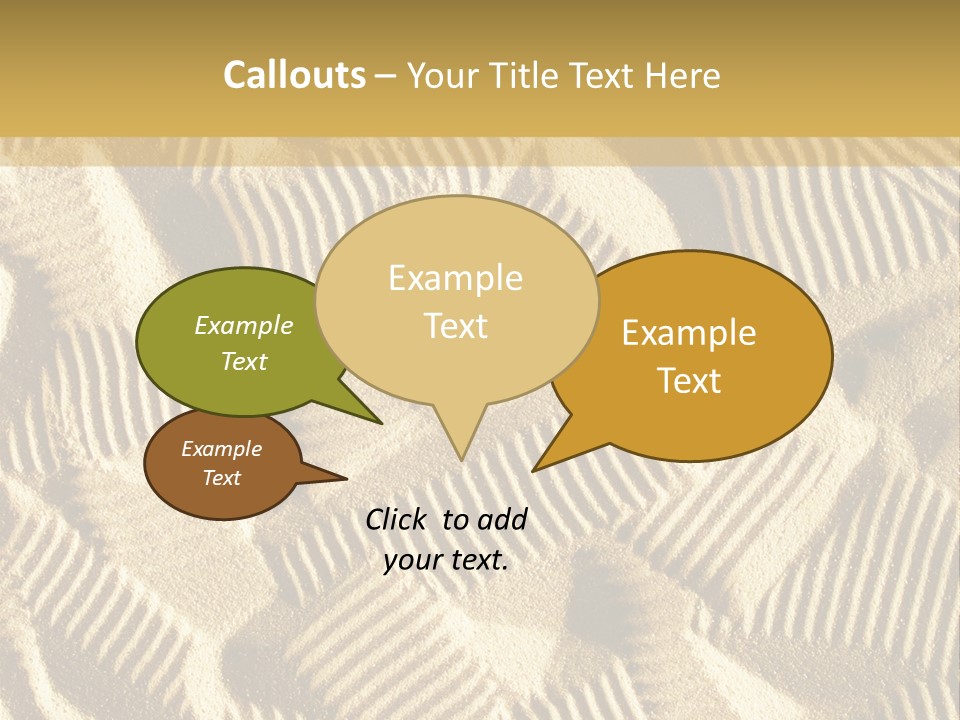 Frame Linen Board PowerPoint Template