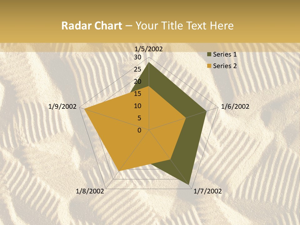 Frame Linen Board PowerPoint Template