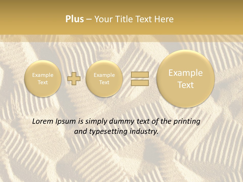 Frame Linen Board PowerPoint Template