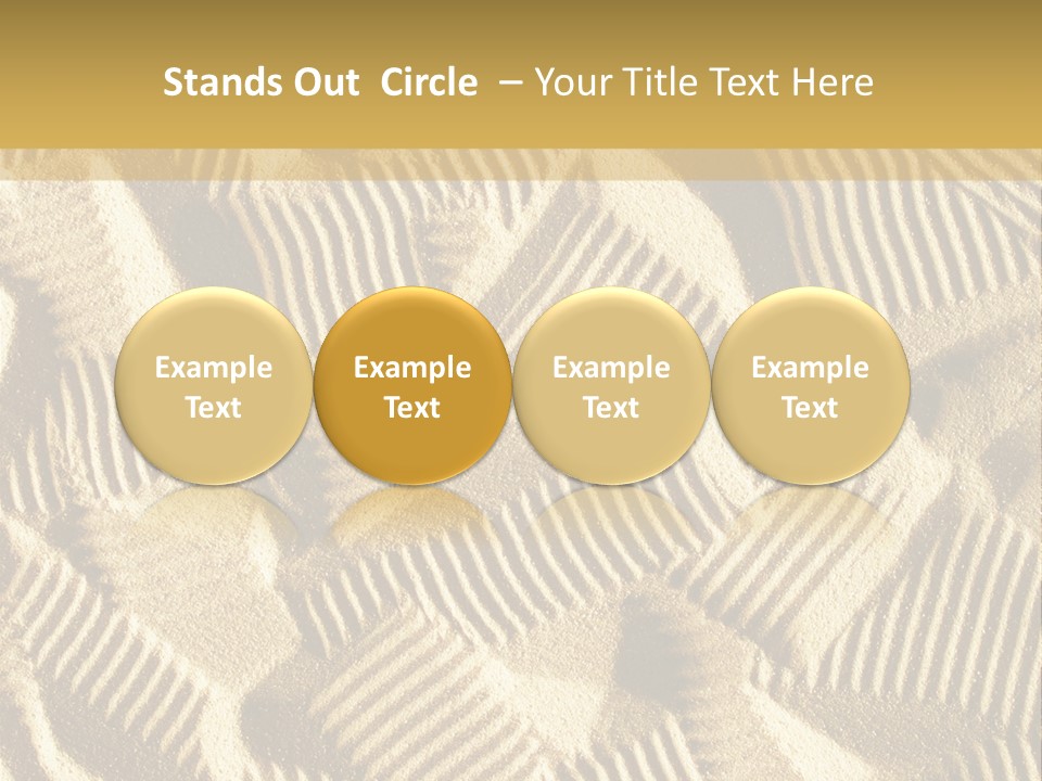 Frame Linen Board PowerPoint Template