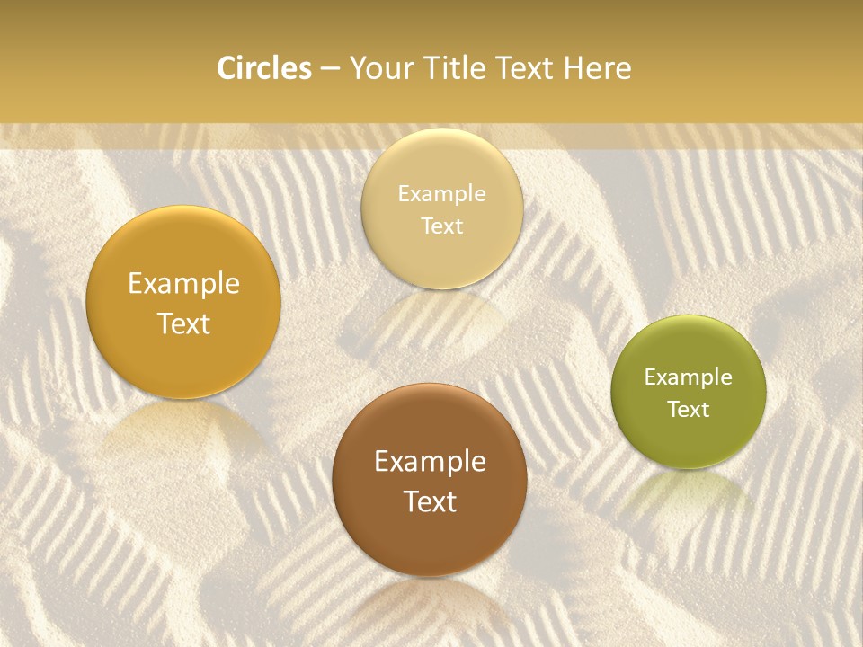 Frame Linen Board PowerPoint Template