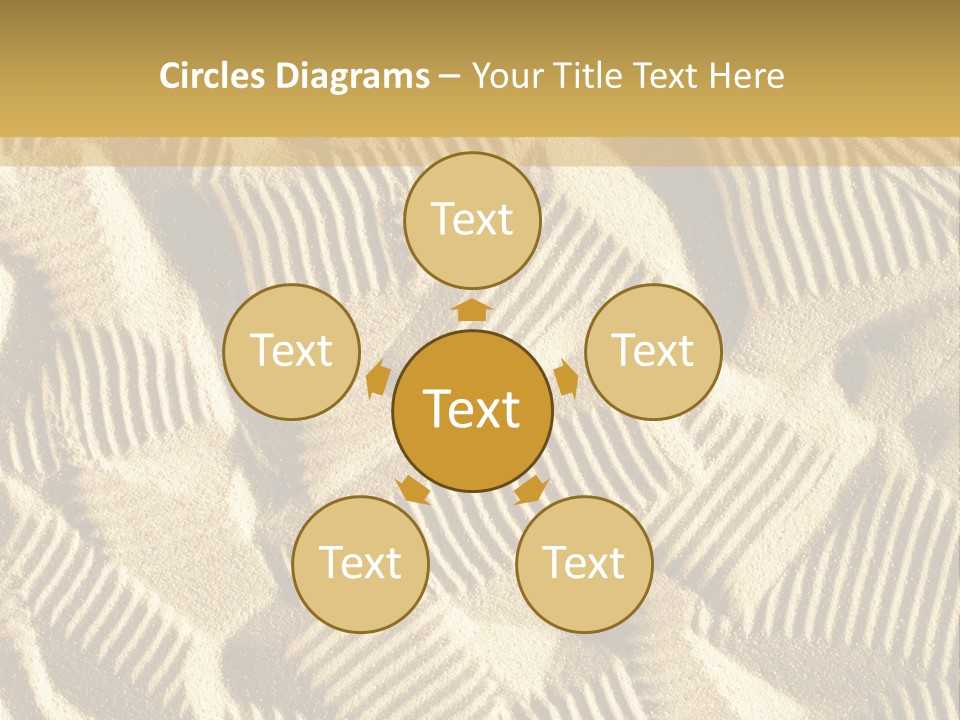 Frame Linen Board PowerPoint Template