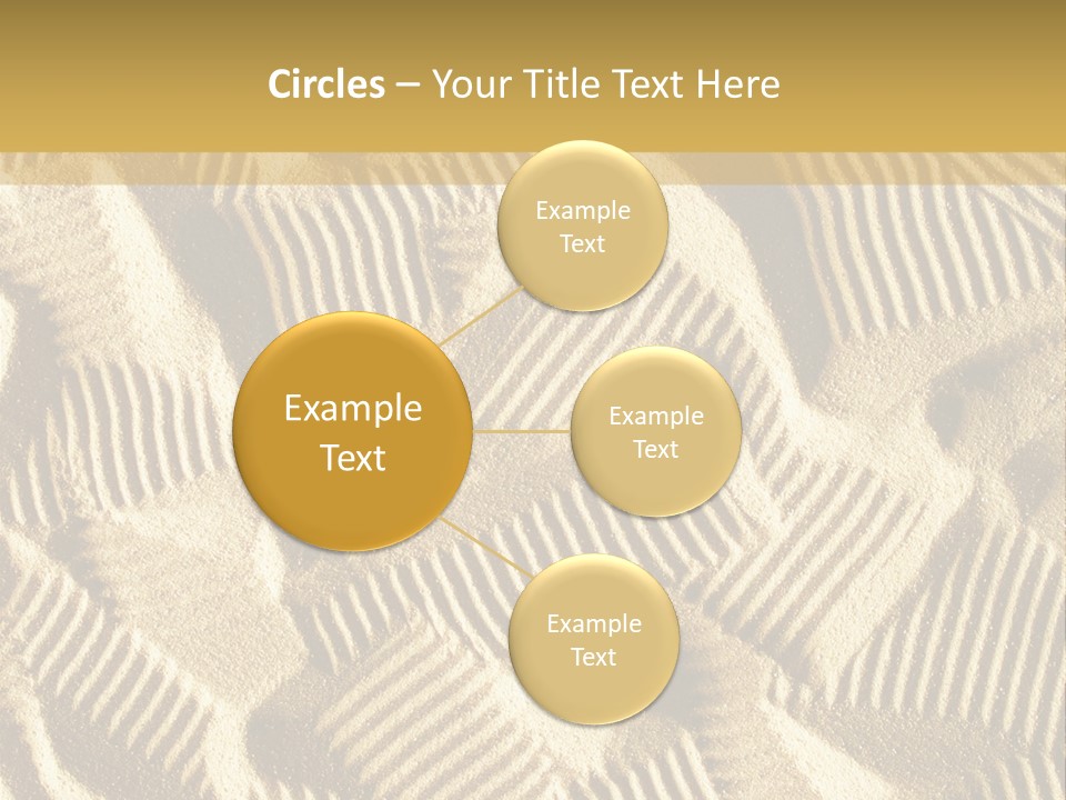 Frame Linen Board PowerPoint Template