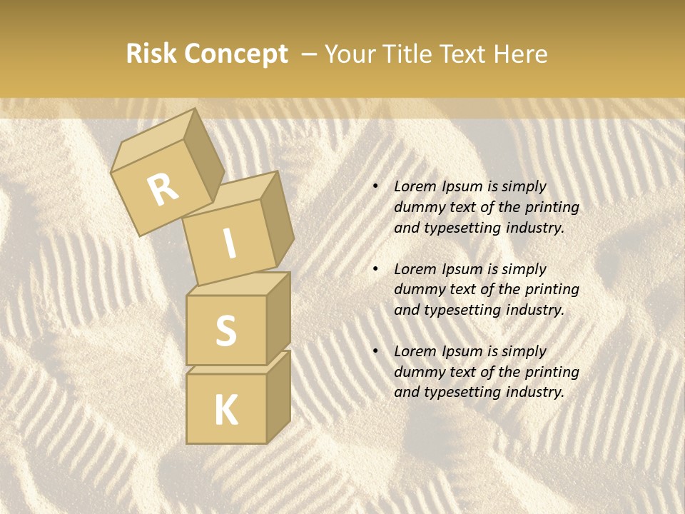 Frame Linen Board PowerPoint Template