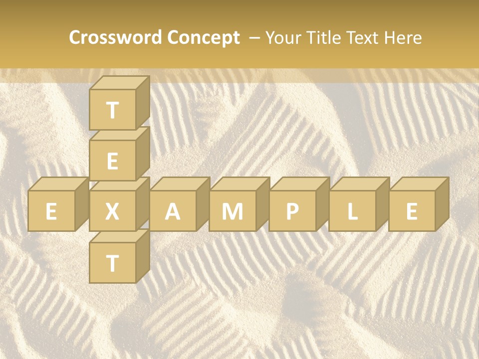 Frame Linen Board PowerPoint Template