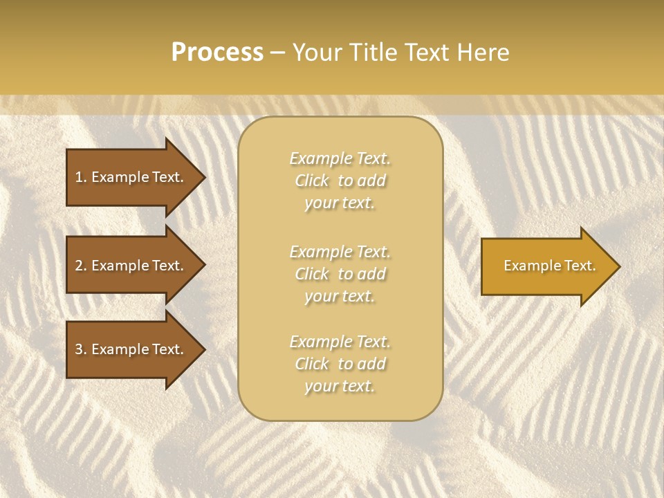 Frame Linen Board PowerPoint Template