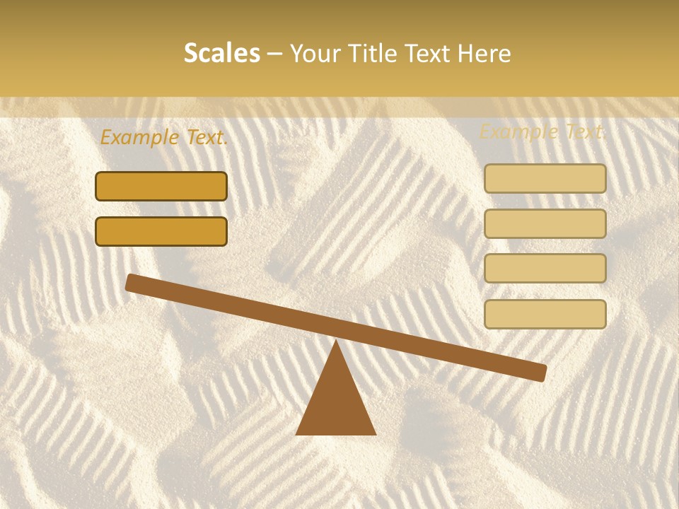 Frame Linen Board PowerPoint Template