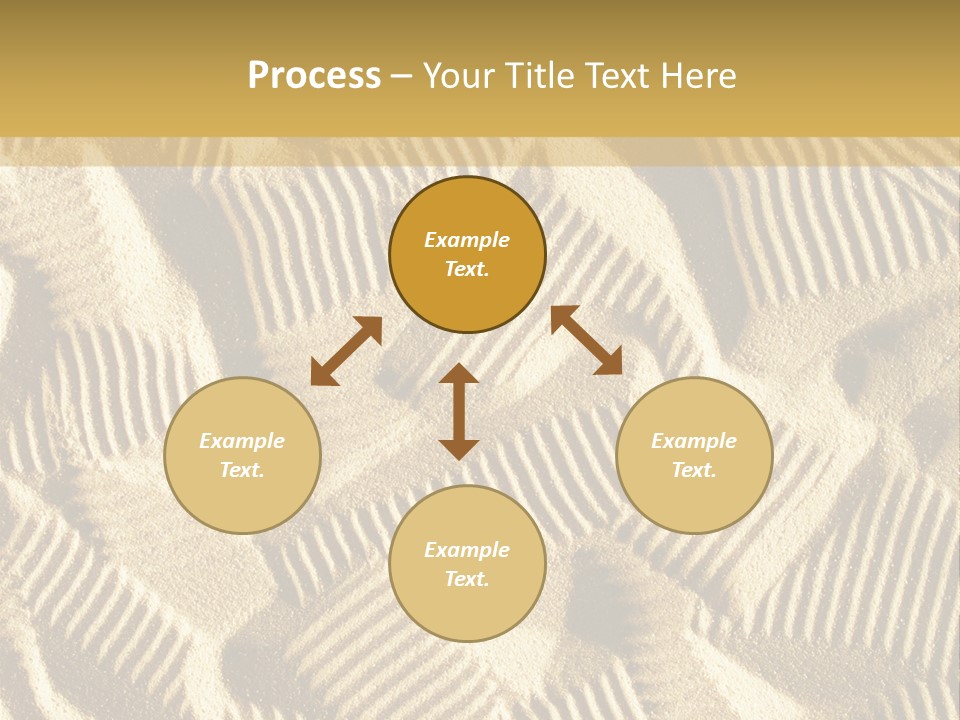 Frame Linen Board PowerPoint Template