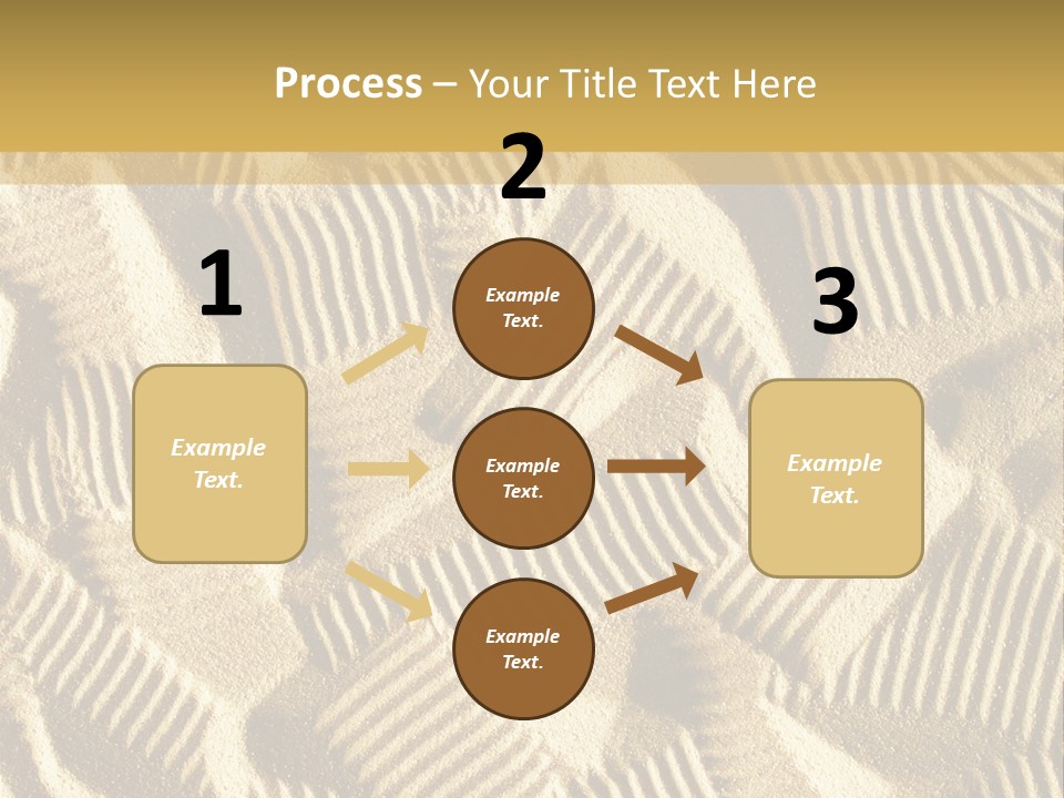 Frame Linen Board PowerPoint Template
