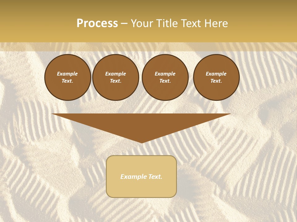 Frame Linen Board PowerPoint Template