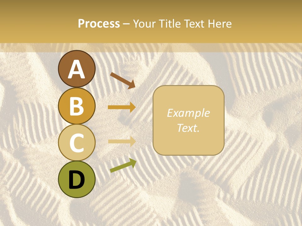 Frame Linen Board PowerPoint Template