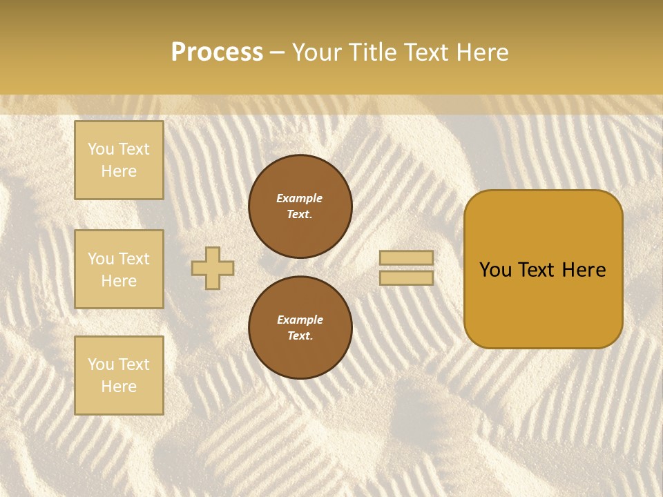 Frame Linen Board PowerPoint Template