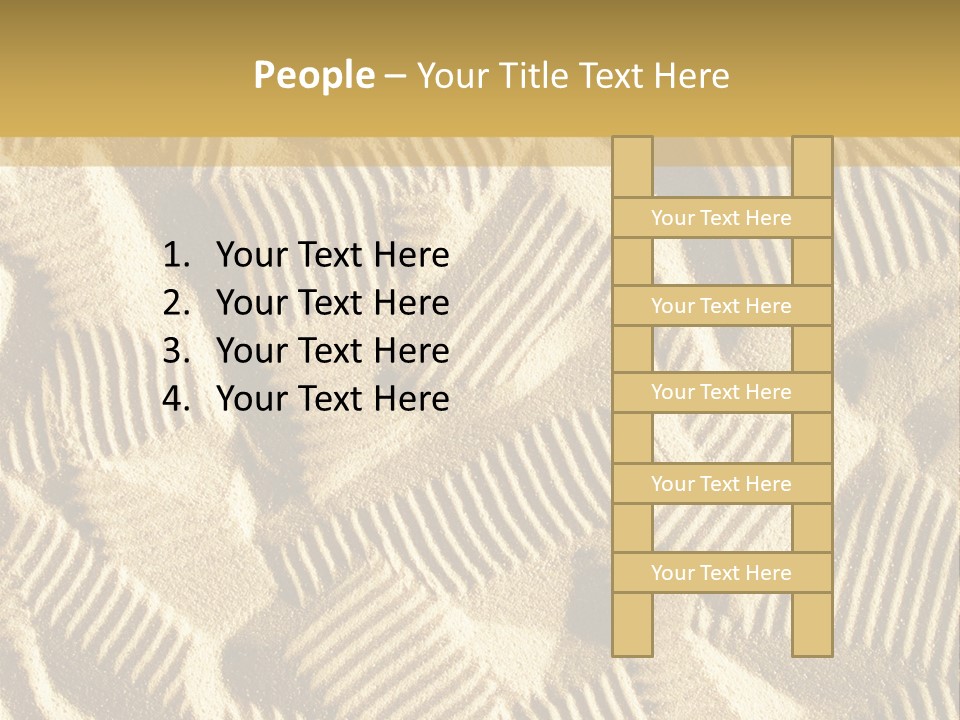 Frame Linen Board PowerPoint Template