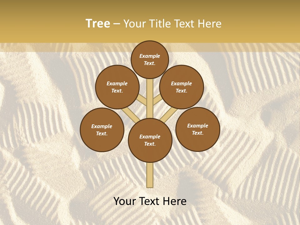 Frame Linen Board PowerPoint Template