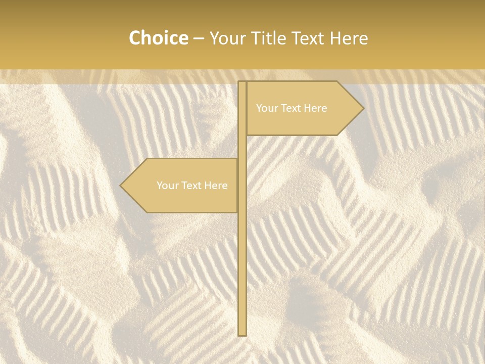 Frame Linen Board PowerPoint Template