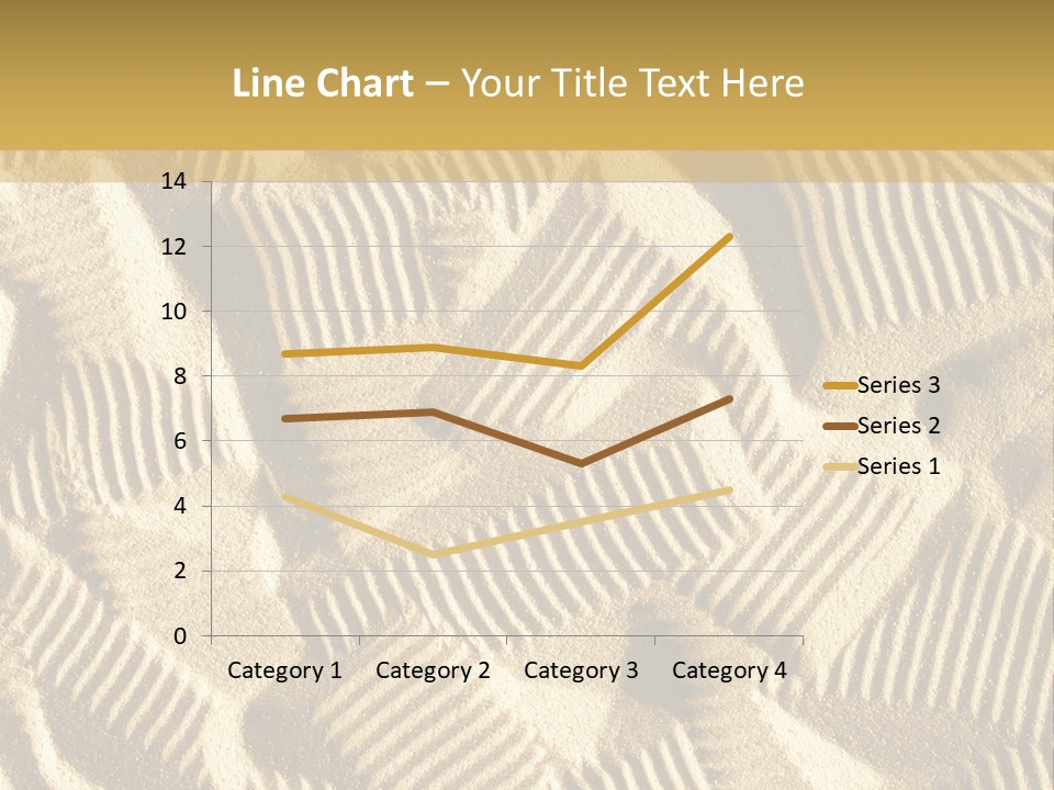 Frame Linen Board PowerPoint Template