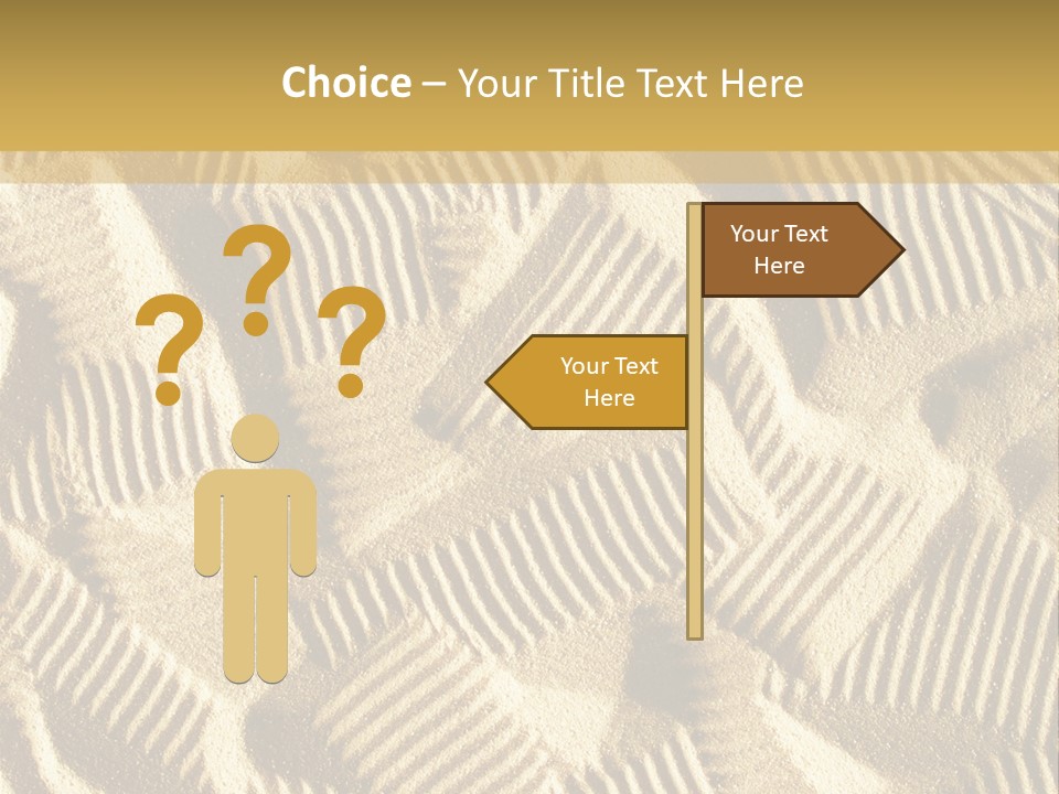 Frame Linen Board PowerPoint Template