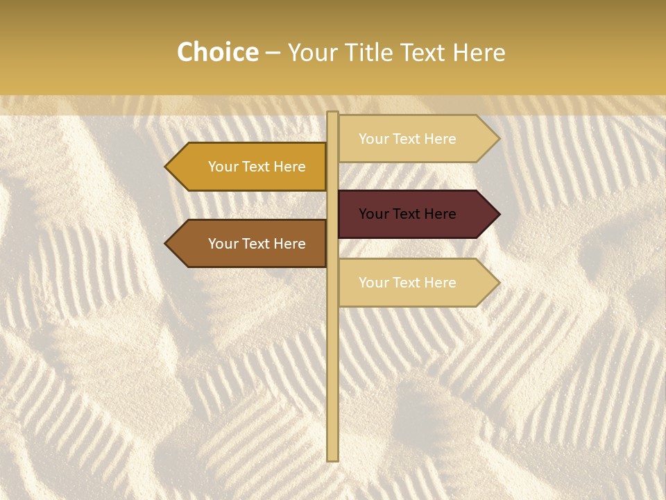 Frame Linen Board PowerPoint Template