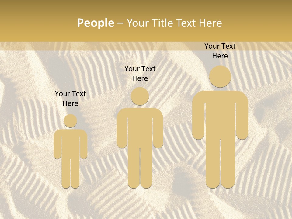 Frame Linen Board PowerPoint Template