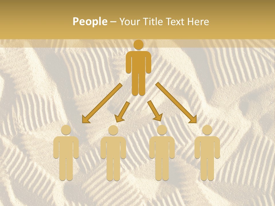 Frame Linen Board PowerPoint Template