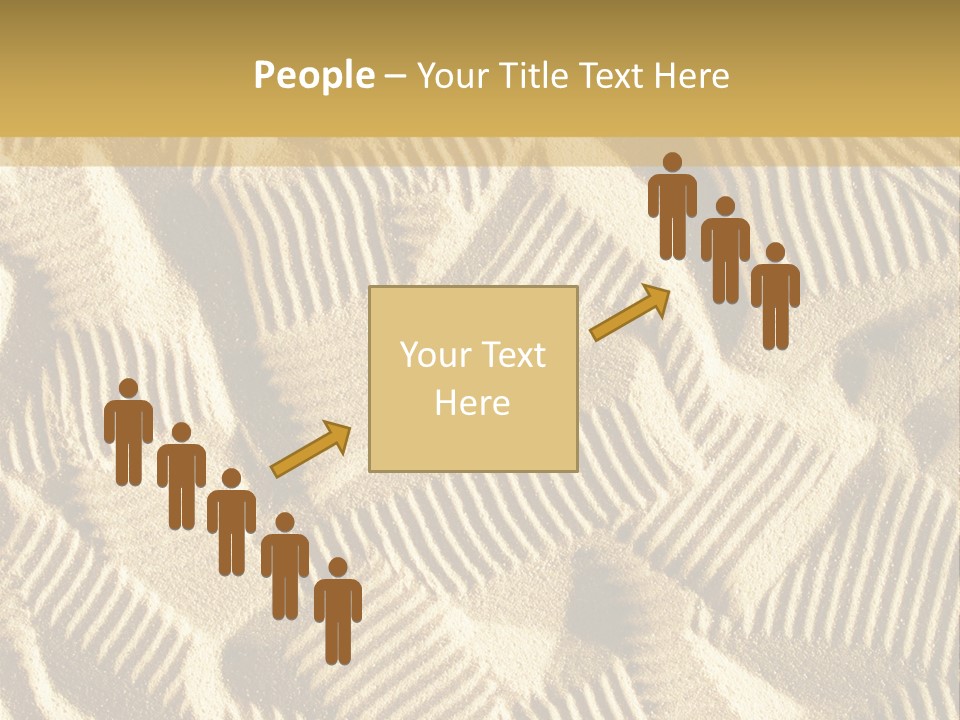 Frame Linen Board PowerPoint Template