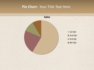 Frame Linen Board PowerPoint Template