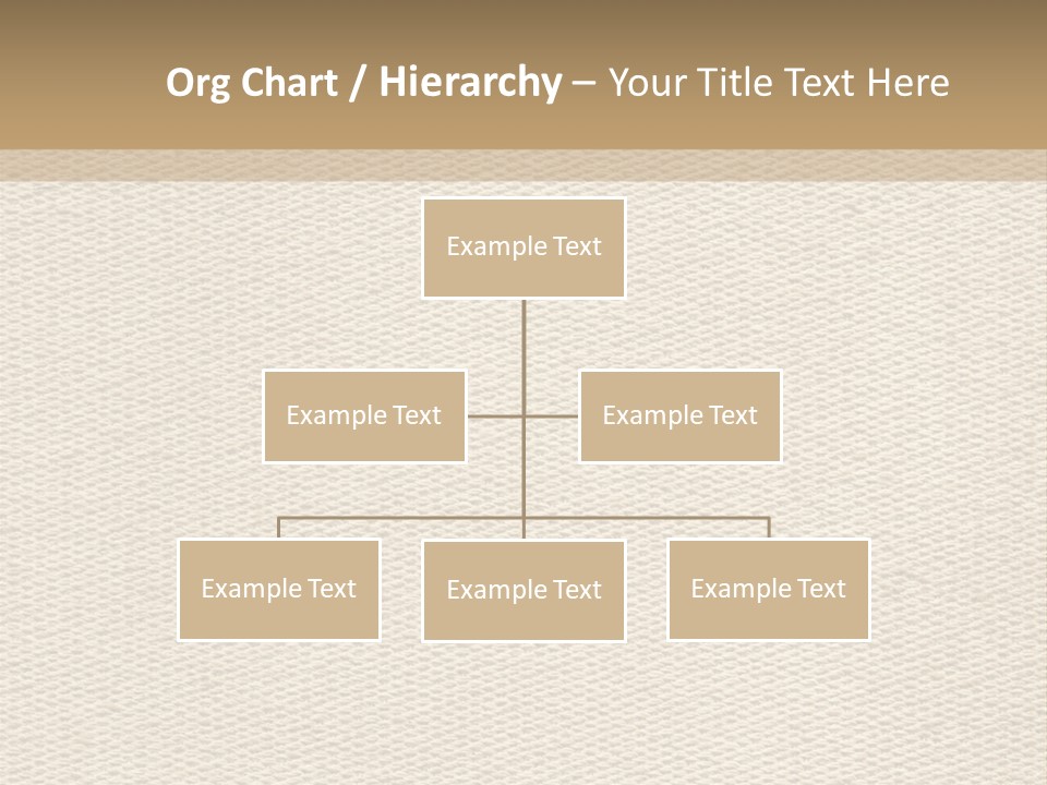 Frame Linen Board PowerPoint Template