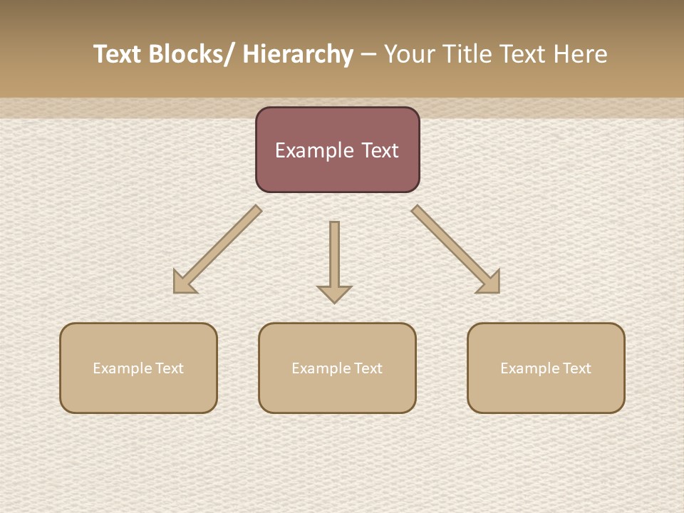 Frame Linen Board PowerPoint Template
