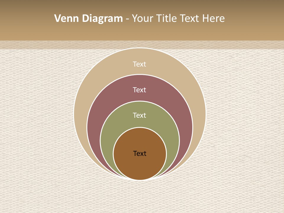 Frame Linen Board PowerPoint Template