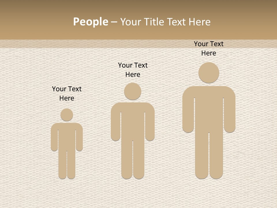 Frame Linen Board PowerPoint Template