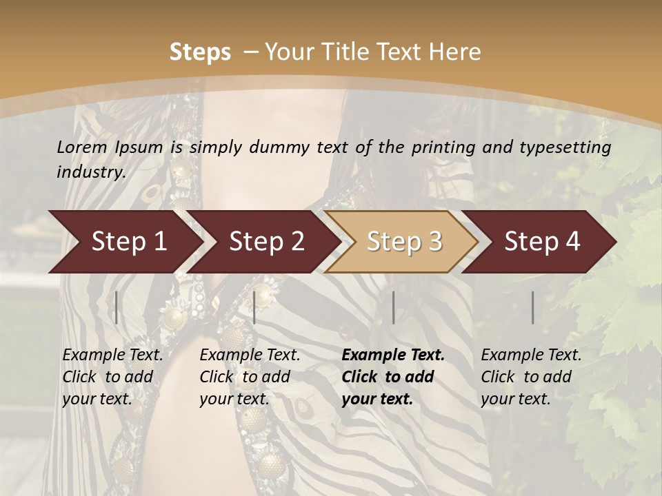 Lifestyle Person Attractive PowerPoint Template
