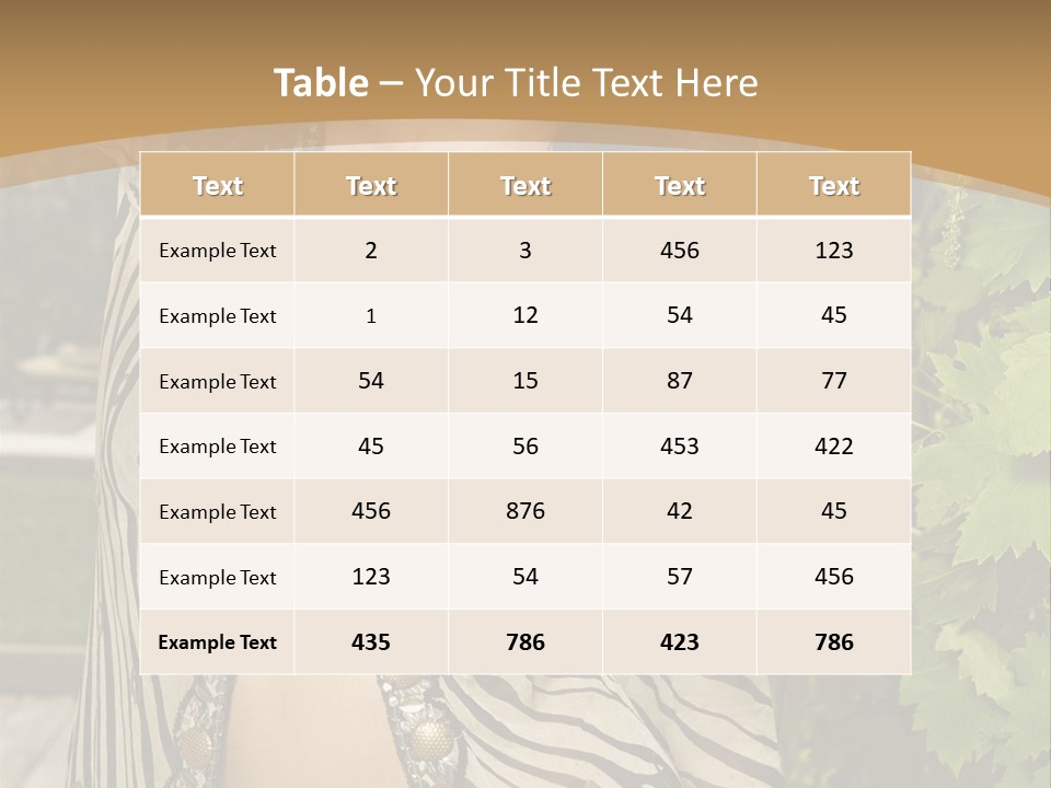 Lifestyle Person Attractive PowerPoint Template