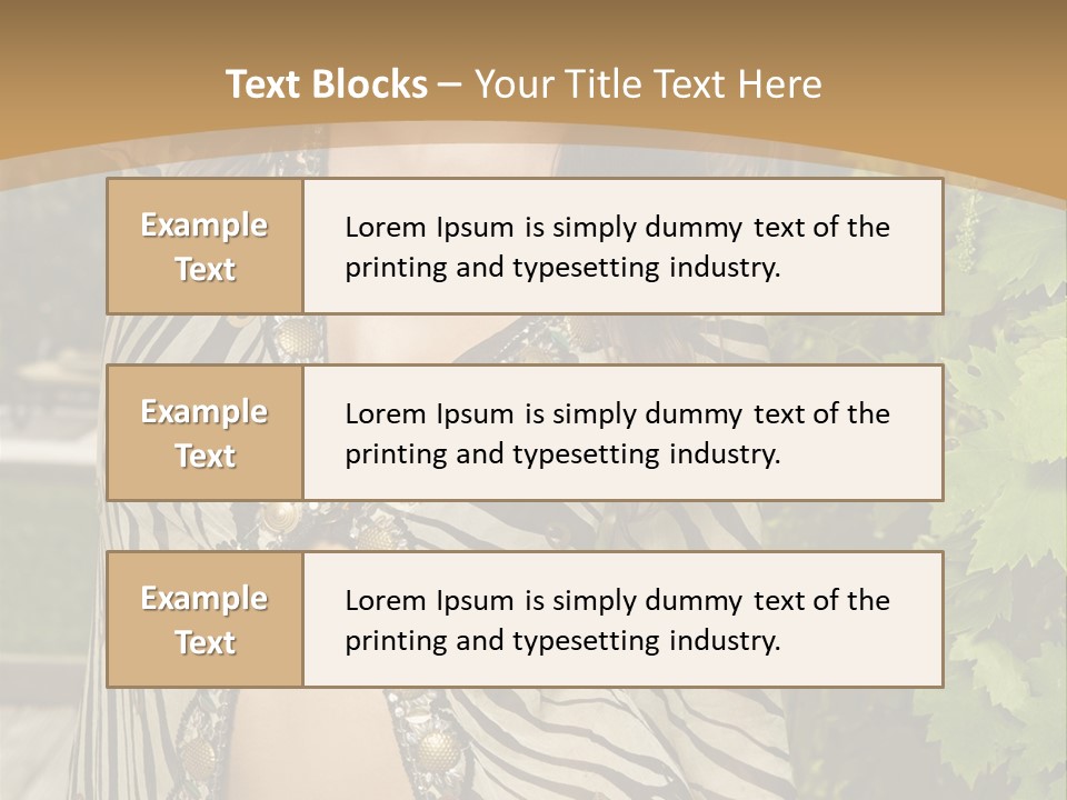 Lifestyle Person Attractive PowerPoint Template