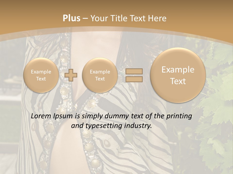 Lifestyle Person Attractive PowerPoint Template