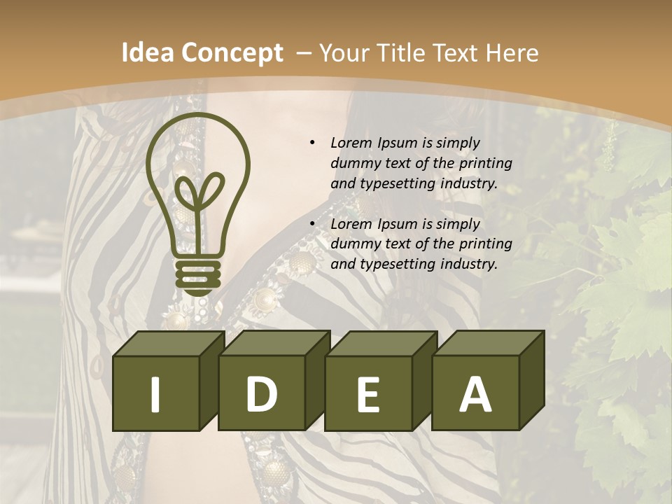 Lifestyle Person Attractive PowerPoint Template