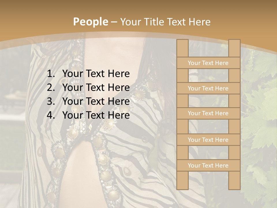 Lifestyle Person Attractive PowerPoint Template